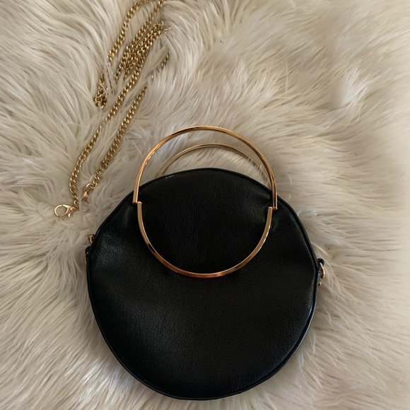 SEED Black Round Shoulder Bag - Picture 3 of 5